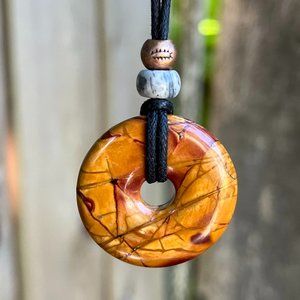 Picasso Jasper Pendant Handmade